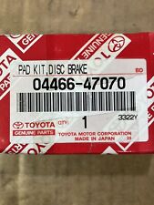 Genuine Toyota Prius Sienna Kluger Highlander Rear Brake Pads 04466-47070