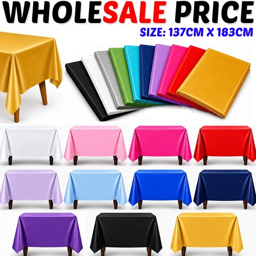 Plastic table cloth disposable - table,