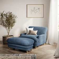Denim blue oversized - oversized, snuggle