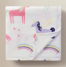 Unicorn Fleece Throw 120 X