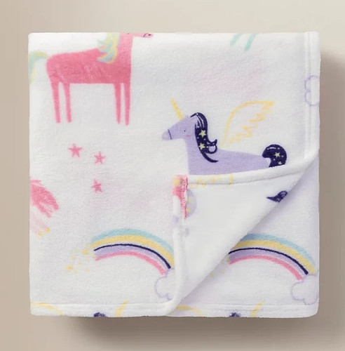 Unicorn fleece throw 120 - unicorn,