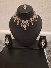 Solid silver jewellery set - solid,