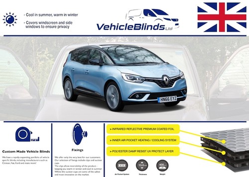 Thermal blinds for - thermal, renault