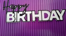 X Large Happy Birthday double