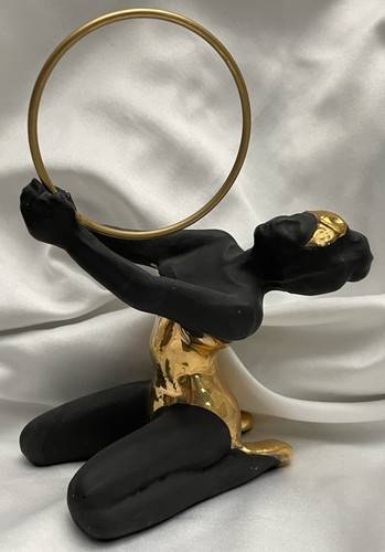 1970 ceramic female - 1970's, hula