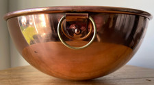 Vintage Copper  Mixing Bowl