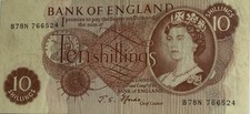Bank england 1960s ten - 1960s,