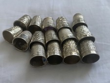 Job Lot Vintage Sterling Silver Thimbles