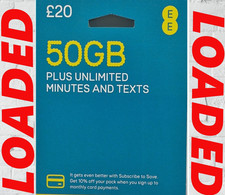 EE Data Sim card 2G -4G & 5G