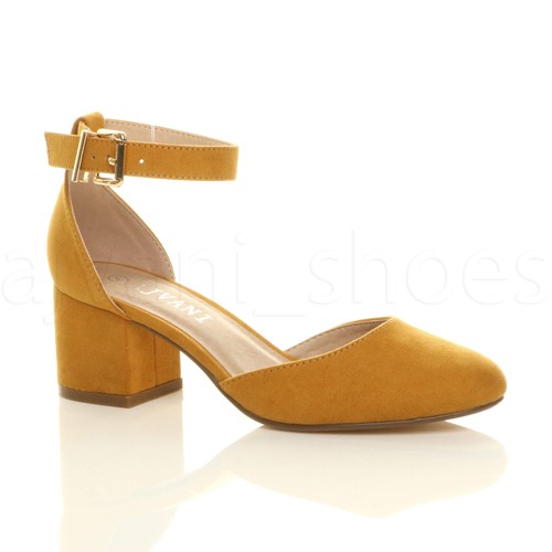 Womens ladies low mid block - ladies,