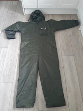 New Leeda Specialist Green Waterproof Warm All In One Piece Fishing Suit Large