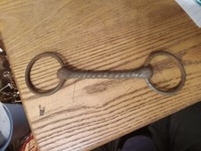 vintage Horse Bit in hand bit