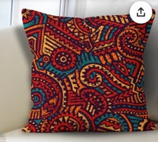 Vintage African Tribal Ethnic Pillow Case Cushion Cover 40cm X40cm