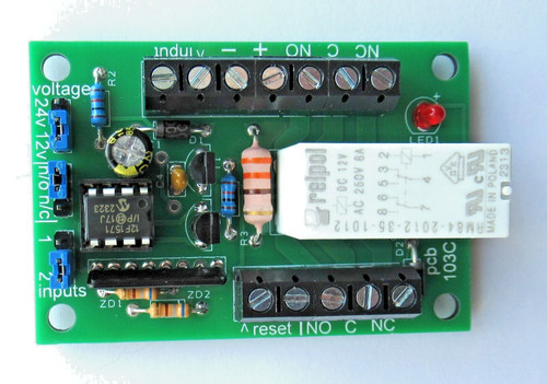 Latching relay board with - latching,