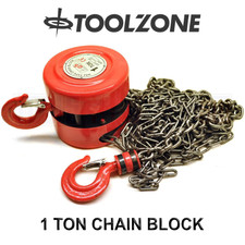 Toolzone 1 Ton Chain Block &