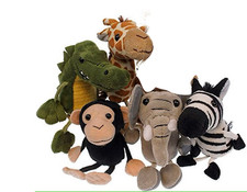 5 x Animal Wildlife Hand Soft