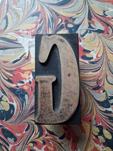 Large wooden letterpress - wooden,
