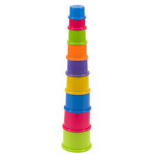 eMKay® 9pcs Nesting Stacking Cups for Toddlers BPA-Free Educational Sensory Toy