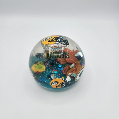 Green bay packers paperweight - green,