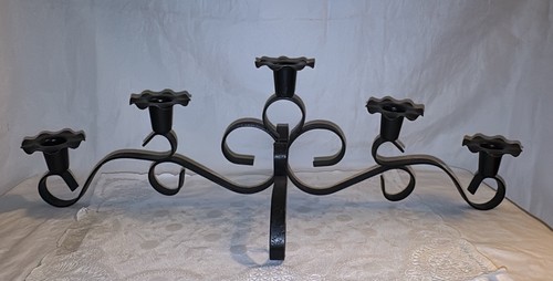 Vintage black wrought iron - black,