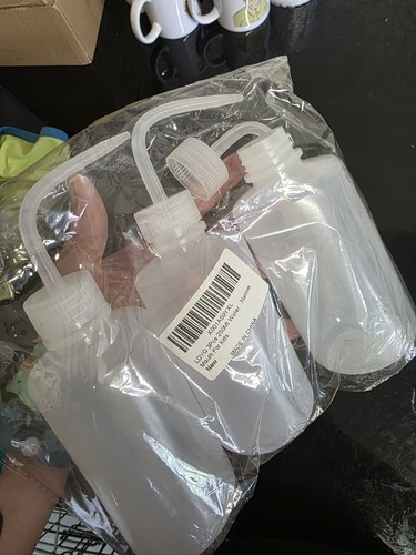 3pcs 250ml clear - clear, plastic