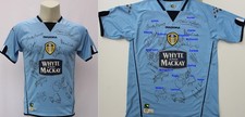 2004-05 Leeds United Away Shirt Squad Signed + 1972 FA Cup Winners COA & Map