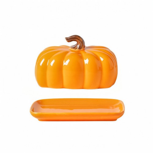 Ceramic butter dish with stem - butter,