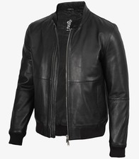 Men black bomber - men's,