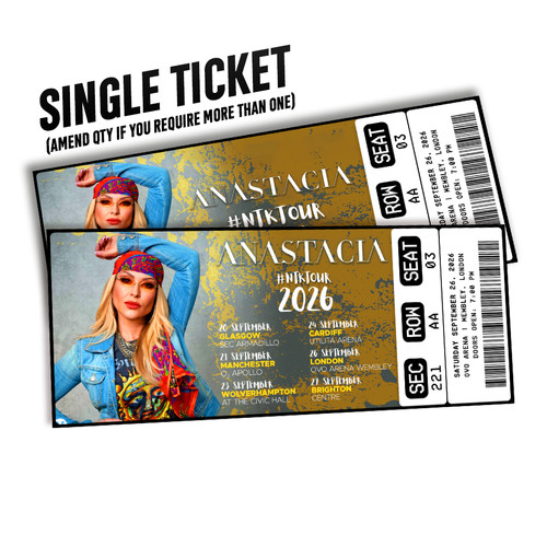 Anastacia mock ticket ntktour - mock,