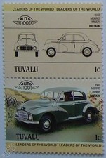 1949 MORRIS MINOR Car Stamps