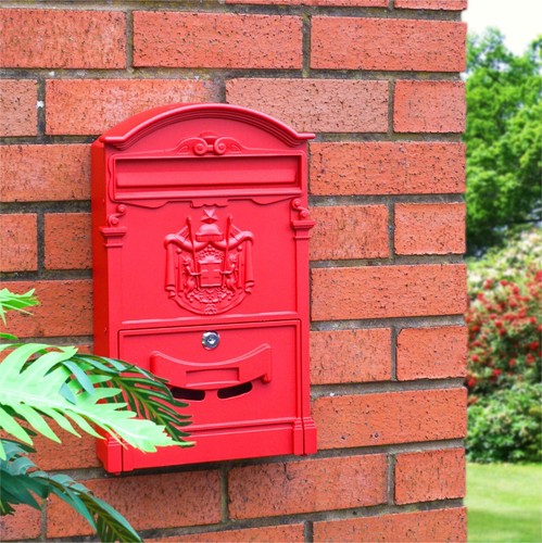 Red wall mount lockable - wall,