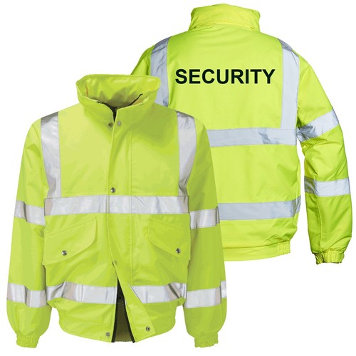 Vis security printed bomber - hi,