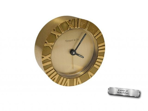 Tiffany atlas clock table - tiffany,