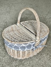 Traditional Whitewashed Wicker
