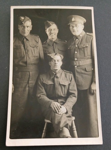 Vintage photograph soldiers - photograph,