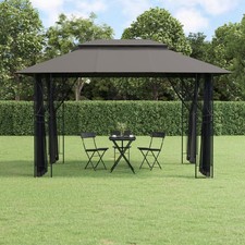 Gazebo with sidewalls - with,