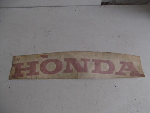 Honda motorcycle decal - honda,
