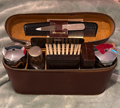 Vintage mens leather grooming - vintage,