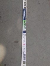 Tile trim, white, 6mm, square edge, new/unused. Homelux.