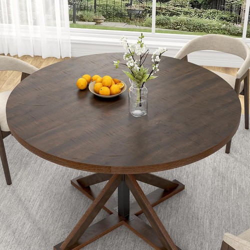 Round wood dining - wood, for