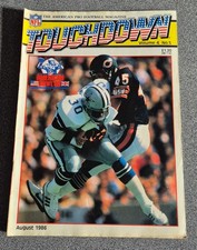 AMERICAN FOOTBALL MAGAZINE ** TOUCHDOWN ** VOL 4 NO 5 ** NFL UK 1986
