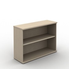 Open Front Bookcase Maple