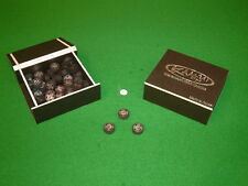 GENUINE KAMUI BLACK AND BEIGE SNOOKER / POOL / TIPS Chesworth Cues Sheffield 