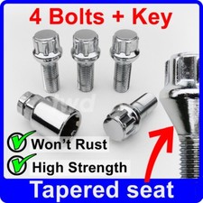 4 x LOCKING BOLTS TO FIT BMW