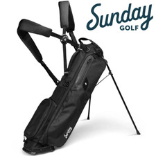 SUNDAY GOLF EL CAMINO 4-WAY GOLF CARRY STAND BAG / BLACK / NEW 2025 MODEL