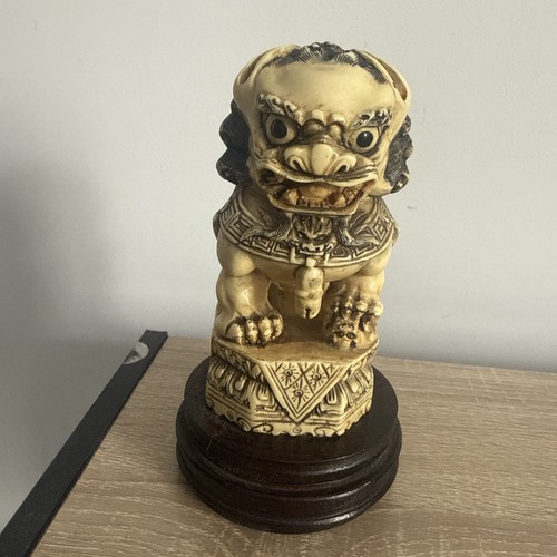 Ornate foo dog vintage - ornate,