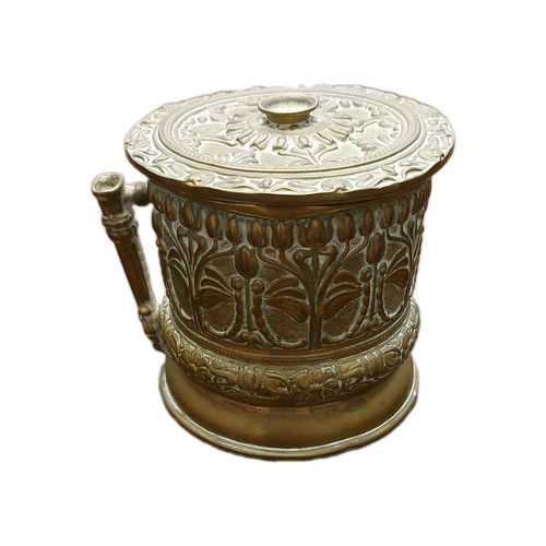 Victorian brass string - brass, box