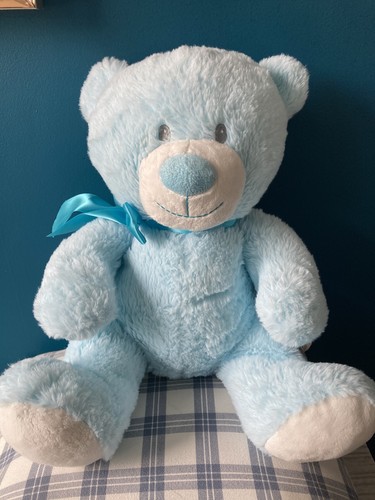 Clintons blue teddy bear super - teddy,