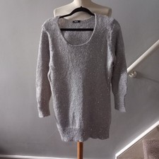 Women's M &Co Grey Sequin