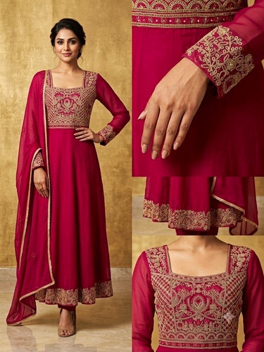 Women pink embroidered - pink,